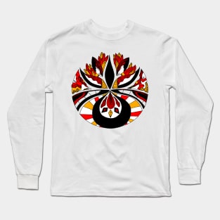 Orad Abstract Motif Long Sleeve T-Shirt